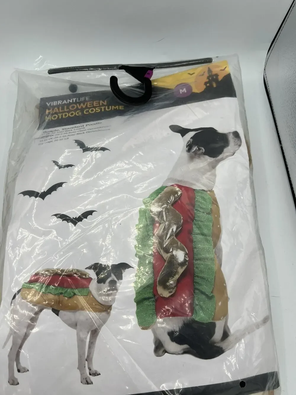 Vibrant Life Hot Dog Dog Costume Small Halloween Pet Costume NWT